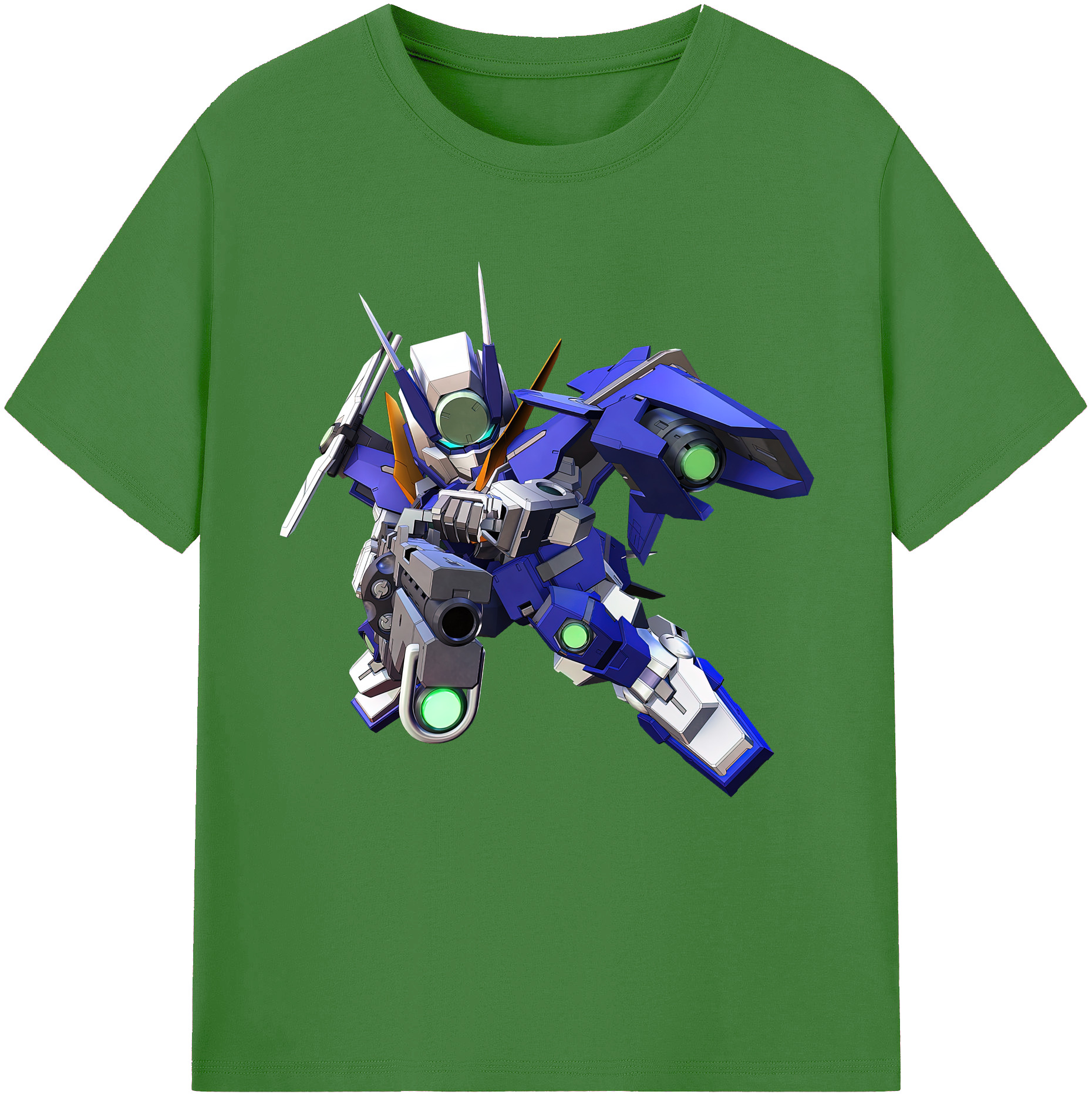 （画像用） 機動戦士ガンダム Mobile Suit Gundam レディースカジュアルプリントTシャツ（綿100％）